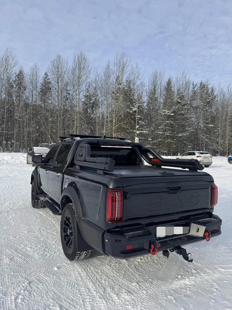 Задний силовой бампер JAC T9 / Sollers ST9