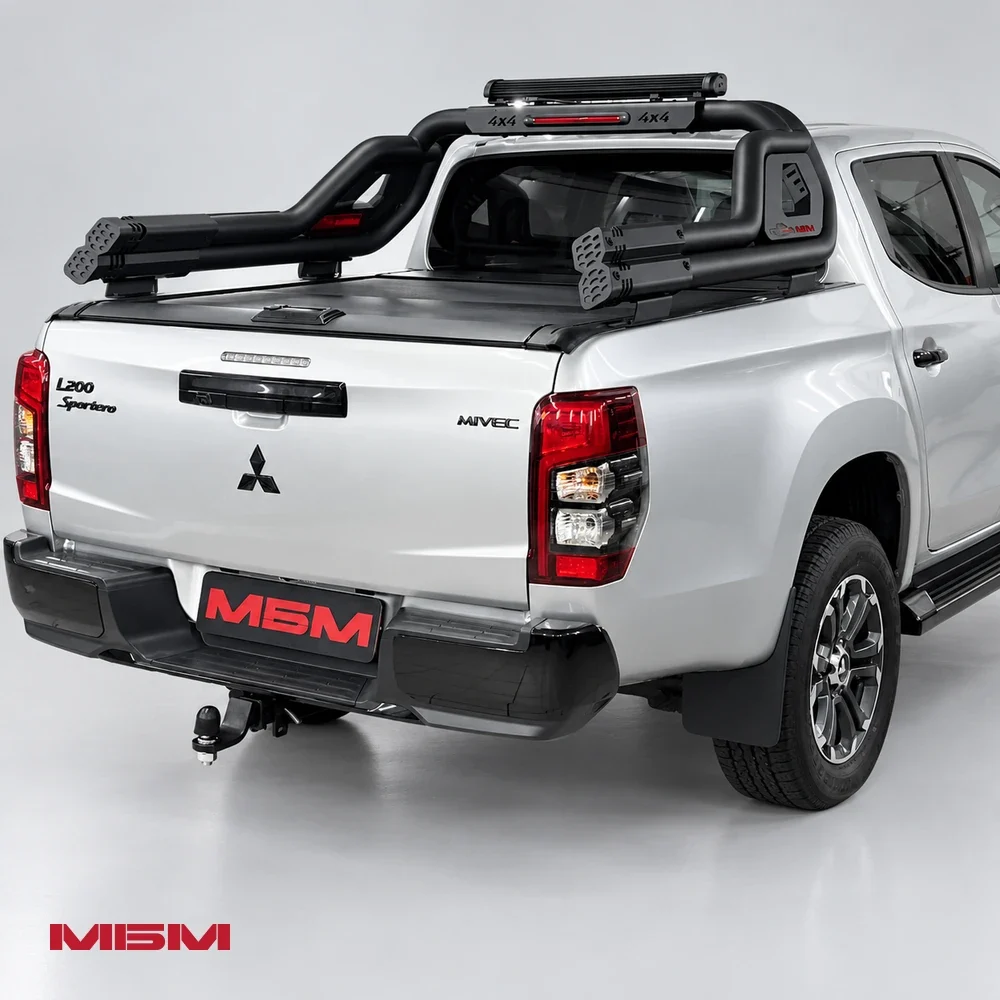 Роллета механическая на пикап Mitsubishi L200 (крышка кузова )