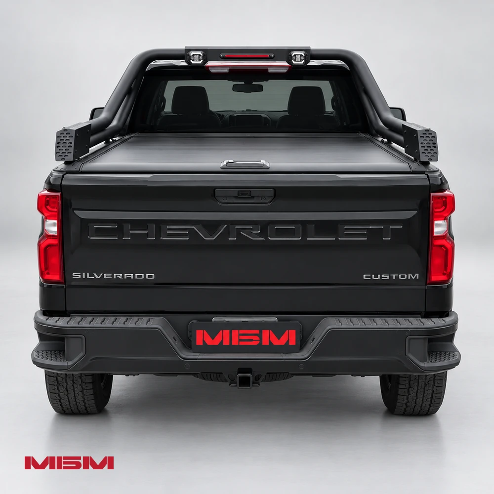 Роллета механическая на пикап Chevrolet Silverado (крышка кузова)